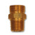 Midland Metal 1390-88 MAF/USA Hose End Adapters, MAF/USA PIPE, 1/2x1/2 Hose End Adapter, MAF/USA Brass Fittings