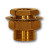 Midland Metal 207ACBH-6 MAF/USA Bulkhead Coupling, MAF/USA PIPE, 3/8 Bulkhead Anchor Frame Coup, MAF/USA Brass Fittings