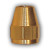 Mid-America Fittings 21110X2 Hex Short Rod Nut, 1/8 in SAE 45 deg Flare, Brass