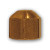 Mid-America Fittings 2139X4 Cap, 1/4 in SAE 45 deg Female Flared, Brass