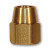 Mid-America Fittings 21611X6 Long Hex Nut, 3/8 in Compression, Brass