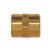 Mid-America Fittings 23300X6 SAE Pattern Coupling, 3/8 in FPT x 3/8 in FPT, 1.12 in, Brass
