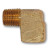 Midland Metal 23400X2 MAF/USA Street Elbows, MAF/USA PIPE, 1/8 Barstock Sae Street Elbow, MAF/USA Brass Fittings