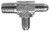 Midland Metal 26052020 Run Tee, 1-5/8 in MPT x 1-1/4 in MPT x 1-5/8 in MPT, Steel