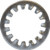 Midland Metal 28304W Washer, 1-1/8 in FNPTF, Steel