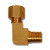 Midland Metal 284X2X1 MAF/USA Precision Grip Fittings - Elbows, MAF/USA COMPRESSION, 1/8x1/16 Pg Elbow Ma, MAF/USA Brass Fittings