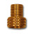 Midland Metal 29FGH-612 MAF/USA Barb x FGH Swivel, MAF/USA GARDEN HOSE, 3/8 Hid x 3/4 Fht Fe Gh Swivel, MAF/USA Brass Fittings