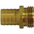 Midland Metal 29MGH-412 MAF/USA Barb x MGH, MAF/USA GARDEN HOSE, 1/4 Hid x 3/4 Mht Gh Barb, MAF/USA Brass Fittings
