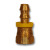 Midland Metal 29PO6-1212 Push-On 45-Deg SAE Flare Swivel, MAF/USA HOSE BARB, 3/4 Hid x 3/4 Fsae 45 Push On, MAF/USA Brass Fittings