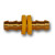 Midland Metal 29PO8-8 Push-On Splicers, MAF/USA HOSE BARB, 1/2 Push On Hose Splicer, MAF/USA Brass Fittings