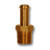 Midland Metal 29SB-52 Single Barb to Male Pipe, MAF/USA HOSE BARB, 5/16 Hid x 1/8 Mpt Single Barb, MAF/USA Brass Fittings