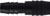 Midland Metal 33079P Splice, 1/4 in Barbed x 1/8 in Barbed, Polyethylene
