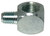 Midland Metal 36375 90 deg Elbow, 1/8 in FNPTF x 1/8 in MNPTF, Steel
