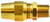 Midland Metal 38220 Adapter, 3/8 in Tube OD x 1/8 in Male NPTF, Brass