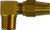 Midland Metal 38238 90 deg Elbow, 3/8 in Tube OD x 1/8 in Male NPTF, Brass
