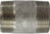 Midland Metal 52160 Seamless Pipe Nipple, 2 in MPT x 2 in MPT, Close L, Stainless Steel, SCH 80 Schedule
