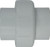 Midland Metal 55493 Union, 1 in Slip x 1 in Slip, PVC, SCH 40 Schedule