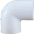 Midland Metal 55724 90 deg Street Elbow, 1-1/2 in Slip x 1-1/2 in Slip, PVC