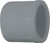 Midland Metal 55761 Cap, 2 in Slip, PVC