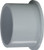 Midland Metal 55814 Reducer Slip Bushing, 2-1/2 in Slip x 1-1/2 in Slip, PVC