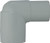 Midland Metal 55851 90 deg Street Elbow, 3/4 in 3/4 in, PVC, SCH 40 Schedule