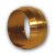Midland Metal 60-4 MAF/USA COMP Sleeve, MAF/USA COMPRESSION, 1/4 Od Compression Sleeve, MAF/USA Brass Fittings