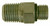 Midland Metal 6401812 Straight Adapter, 3/4 in Male ORB x 3/4 in MNPT, Steel