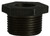Midland Metal 1 1/2 X 1/2 DOUBLE TAP BLACK BUSHING - 65521DT