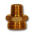 Midland Metal 77GH MAF/USA MGH x Male Pipe, MAF/USA GARDEN HOSE, 3/4Mht x 3/8Mpt Gh Adaptr, MAF/USA Brass Fittings