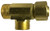 Midland Metal 1/4 x 3/8 Compression Swivel Tee - 935044