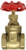 Midland Metal 940139LF Gate Valve, 3 in Nominal, FIP x FIP, 200 psi WOG Pressure, Forged Brass Body