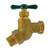 Midland Metal 942111LF Heavy-Duty Hose Bibb No Kink Valve, 3/4 in Nominal, MIP x MHT, Cast Brass Body