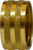 Midland Metal GHNK MAF/USA Garden Hose Nuts, MAF/USA GARDEN HOSE, 3/4 Knurled Gh Nut, MAF/USA Brass Fittings