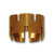 Midland Metal HE60-6 Hose End - Sleeves, MAF AIR BRAKE, 3/8 I.D. Hose End Sleeve, MAF/USA Brass Fittings