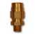 Midland Metal HE68-88 Hose End - Connector Complete, MAF AIR BRAKE, 1/2He x 1/2Mpt Hose End Male, MAF/USA Brass Fittings
