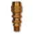 Midland Metal HE68S-64 Hose End - Swivel Connector, MAF AIR BRAKE, 3/8x1/4 He Connector W/ Adaptr, MAF/USA Brass Fittings