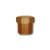 Mid-America Fittings LF121-16 Cored Hex Head Plug, 1 in MPT, Brass