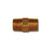 Mid-America Fittings LF122-16 Hex Nipple, 1 in MPT x 1 in MPT, 1-3/4 in, Brass