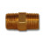 Midland Metal LF122-4 MAF/USA Lead-Free Hex Nipples, MAF/USA LF PIPE, 1/4Mpt x 1/4Mpt Lf Hex Nipple, MAF/USA Brass Fittings