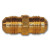 Mid-America Fittings LF242X8X6 Reducing Union, 1/2 in 45 deg Male Flared x 3/8 in 45 deg Male Flared, Brass