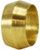 Mid-America Fittings LF260X2 Sleeve, 1/8 in Compression, Brass