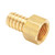 Mid-America Fittings LF29F-86 Rigid Adapter, 1/2 in Hose x 3/8 in FPT, Brass