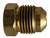 Mid-America Fittings LF39-4 Plug, 1/4 in 45 deg Flared, Brass