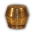 Midland Metal LF60CSP-4 MAF/USA COMP Sleeve Plug, MAF/USA LF COMPRESSION, 1/4 Lead-Free Comp Sleeve Plug, MAF/USA Brass Fittings