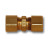 Mid-America Fittings LF62-10 Union, 5/8 in Compression x 5/8 in Compression, Brass