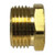 Mid-America Fittings LF81GH Rigid Adapter, 3/4 in MHT x 3/4 in FIP, Brass