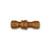 Mid-America Fittings NT62BH-3 Bulkhead Union, 3/16 in Tube OD x 3/16 in Tube OD, Brass
