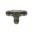 Midland Metal SS2603-06-06-06 Bulkhead Tee, 3/8 in Male JIC x 3/8 in Male JIC x 3/8 in MJIC, Stainless Steel