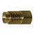 Midland Metal 08664-0409 Master Cylinder Connectors, Inverted Flare, 664In 1/4 x 9/16-18 Adap, Brass Fittings