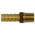 Midland Metal 201A-16F Rigid Male Adapter, Hose Barb, 1 x 1 Hose Barb To Mpt, Brass Fittings